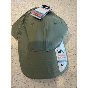Mission Cooling Baseball Cap Hedge Green S/M UPF 50+ Odor Resistant Adjustable
